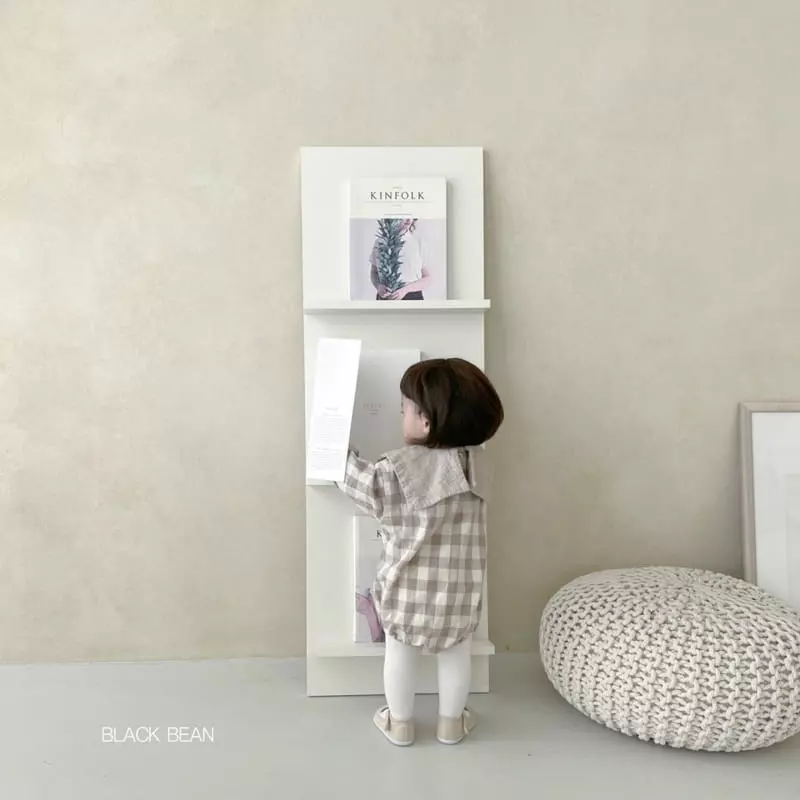 Black Bean - Korean Baby Fashion - #babyboutique - Bebe Natural Bodysuit - 3