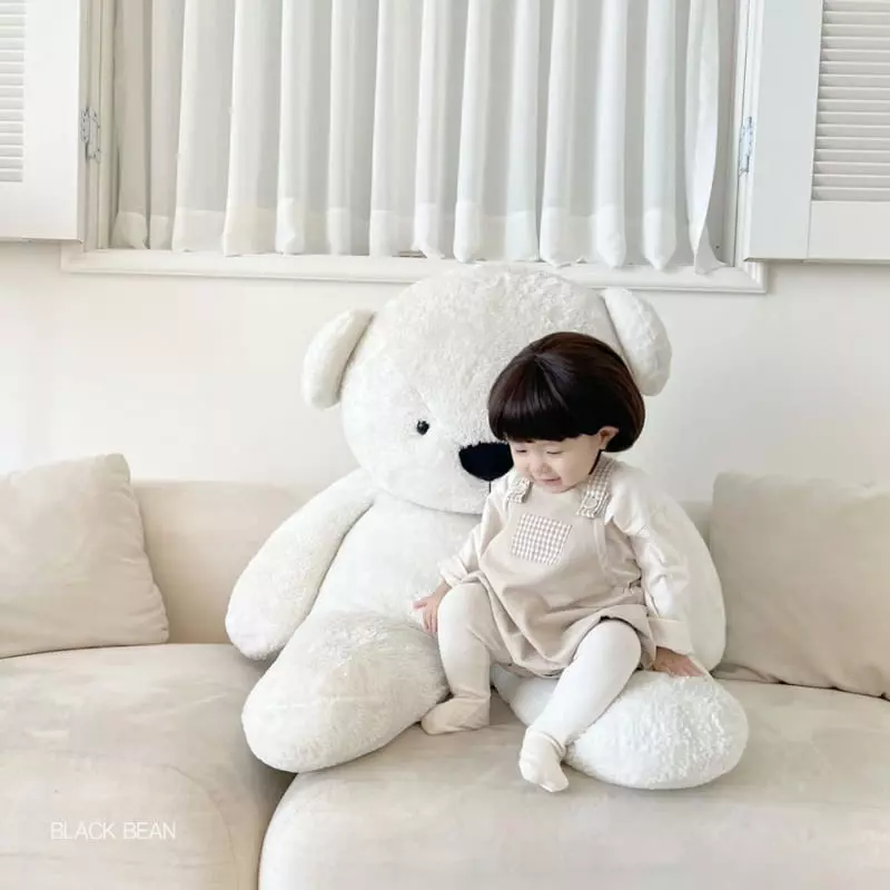 Black Bean - Korean Baby Fashion - #onlinebabyshop - Pie Dungarees Top Bottom Set - 4