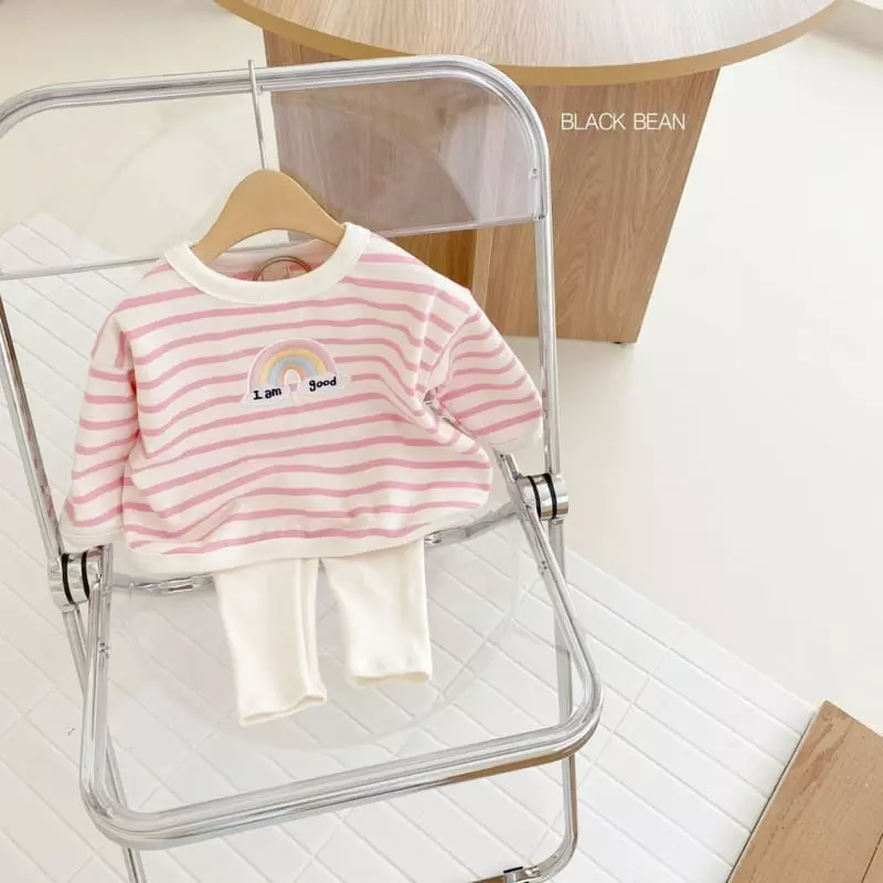 Black Bean - Korean Baby Fashion - #babyboutique - Jelly Bebe Top Bottom Set - 2