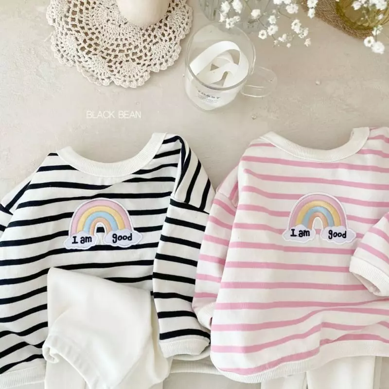 Black Bean - Korean Baby Fashion - #babyboutiqueclothing - Jelly Bebe Top Bottom Set - 3