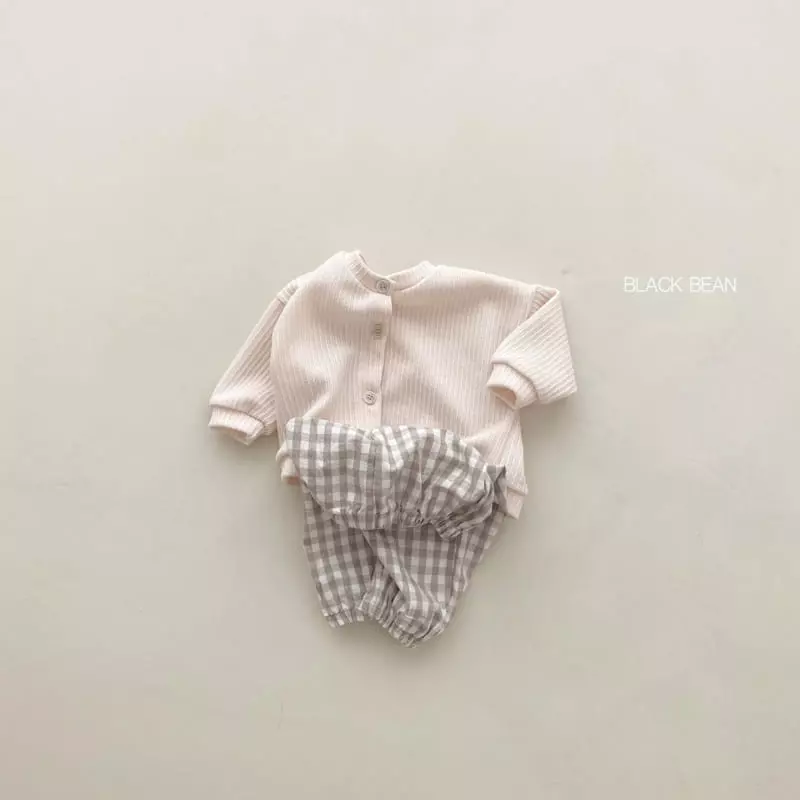 Black Bean - Korean Baby Fashion - #babyfashion - Bebe Rib Cardigan - 3