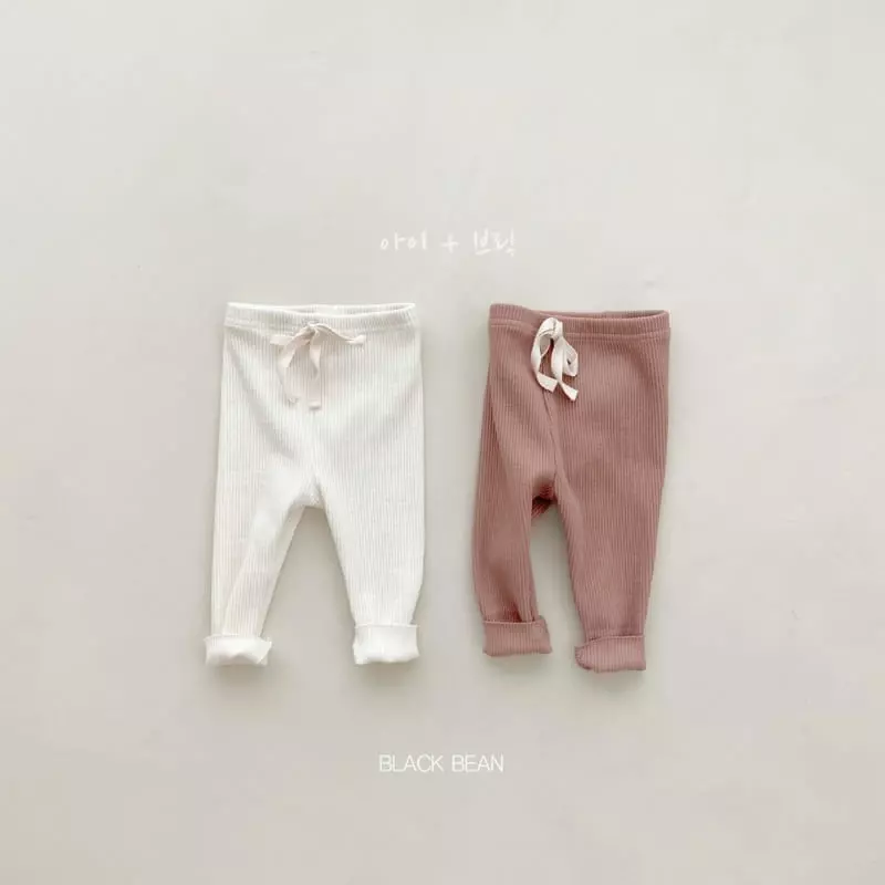 Black Bean - Korean Baby Fashion - #babyfashion - 1+1 Bebe Leggings - 2
