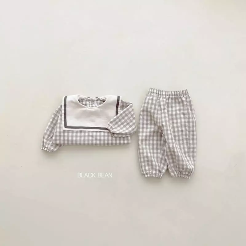Black Bean - Korean Baby Fashion - #babyfashion - Bebe Dorocy Top Bottom Set