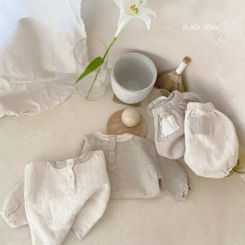 Black Bean - Korean Baby Fashion - #babyfever - Classic Bloomer Set - 6