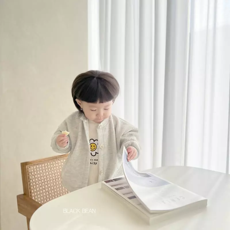 Black Bean - Korean Baby Fashion - #babyfever - Bebe Nice Bebe Top Bottom Set - 2