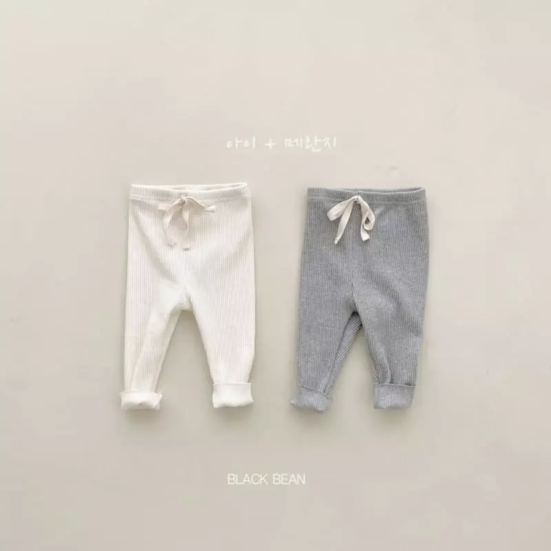 Black Bean - Korean Baby Fashion - #babyfever - 1+1 Bebe Leggings - 3