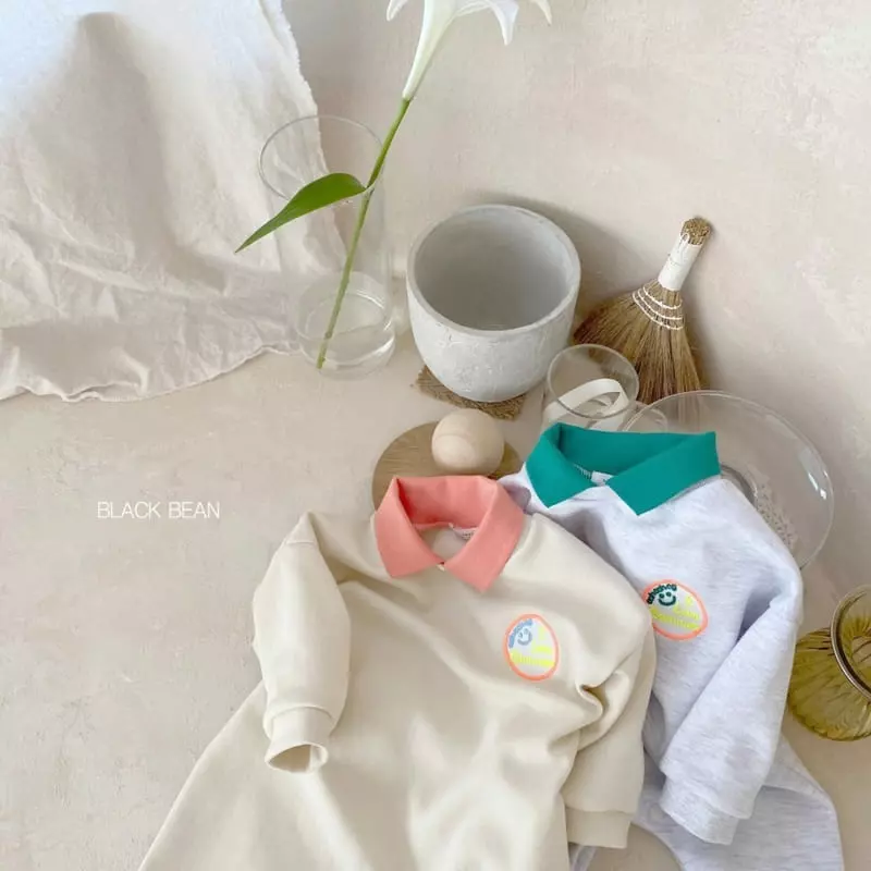 Black Bean - Korean Baby Fashion - #babygirlfashion - Bebe Castela Collar Bodysuit