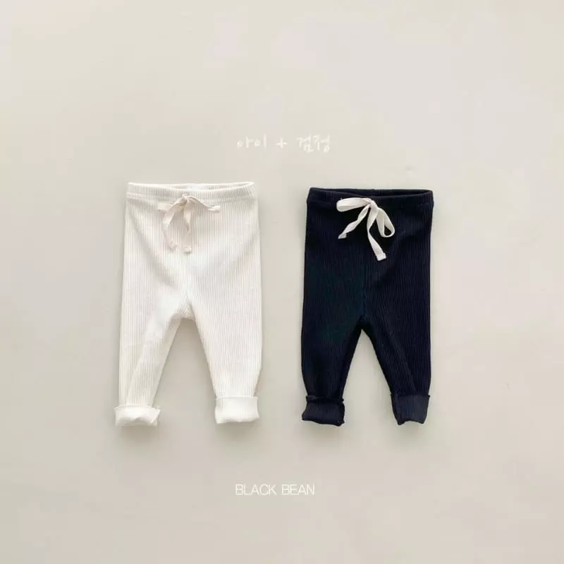 Black Bean - Korean Baby Fashion - #babyfever - 1+1 Bebe Leggings - 4