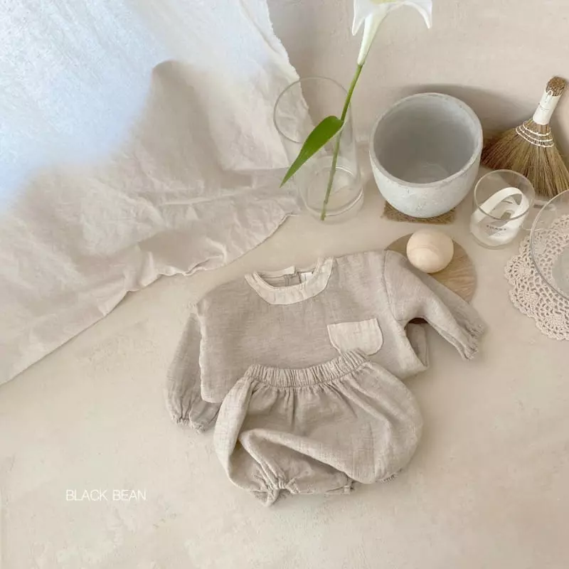 Black Bean - Korean Baby Fashion - #babylifestyle - Classic Bloomer Set - 8