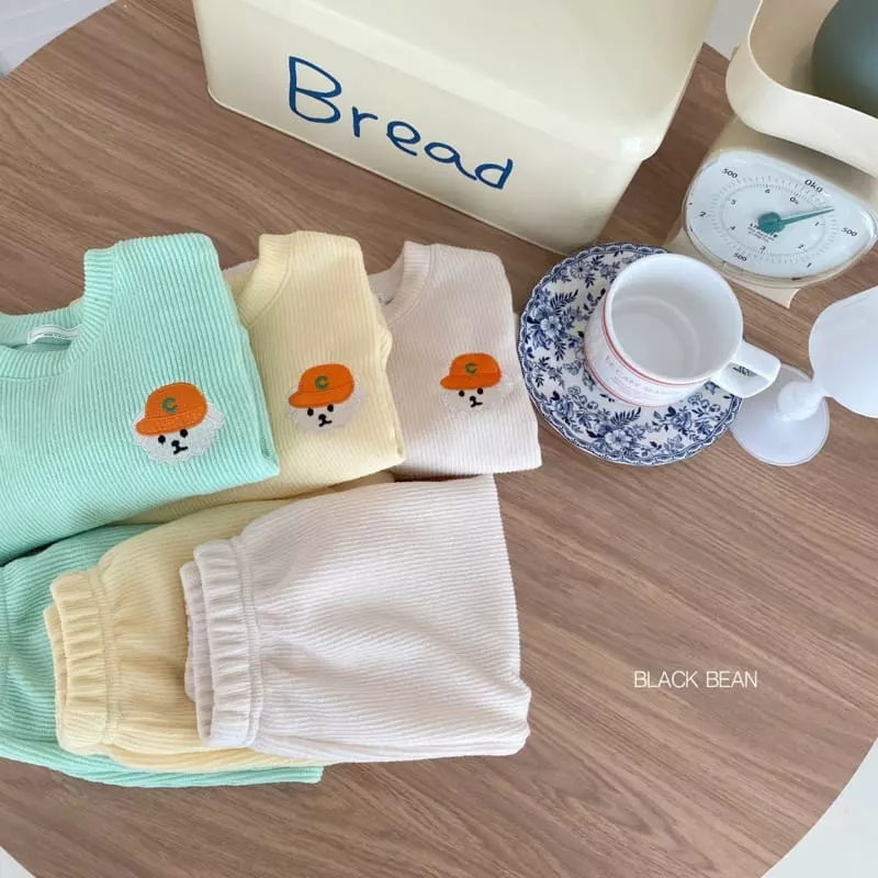 Black Bean - Korean Baby Fashion - #babylifestyle - Bebe Real Bebe Top Bottom Set