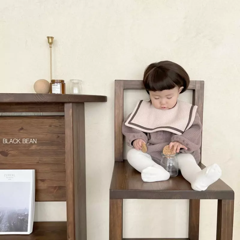 Black Bean - Korean Baby Fashion - #babyoninstagram - Bebe Croiffle Bebe Top Bottom Set - 7