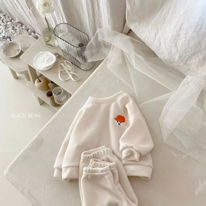 Black Bean - Korean Baby Fashion - #babyoninstagram - Bebe Real Bebe Top Bottom Set - 2