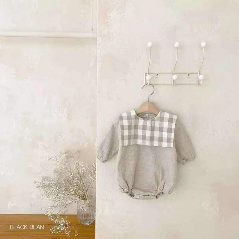 Black Bean - Korean Baby Fashion - #babyoninstagram - Bebe Natural Bodysuit - 10