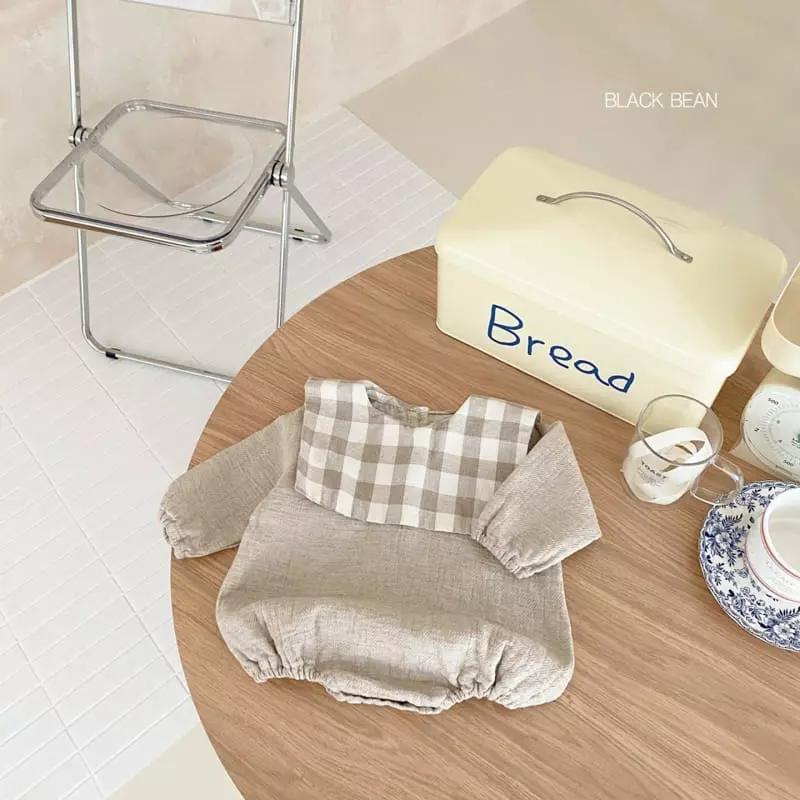 Black Bean - Korean Baby Fashion - #babyootd - Bebe Natural Bodysuit - 11