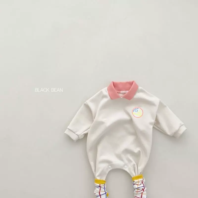 Black Bean - Korean Baby Fashion - #babyoutfit - Bebe Castela Collar Bodysuit - 5