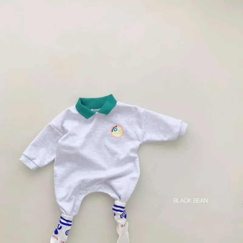 Black Bean - Korean Baby Fashion - #babyoutfit - Bebe Castela Collar Bodysuit - 6
