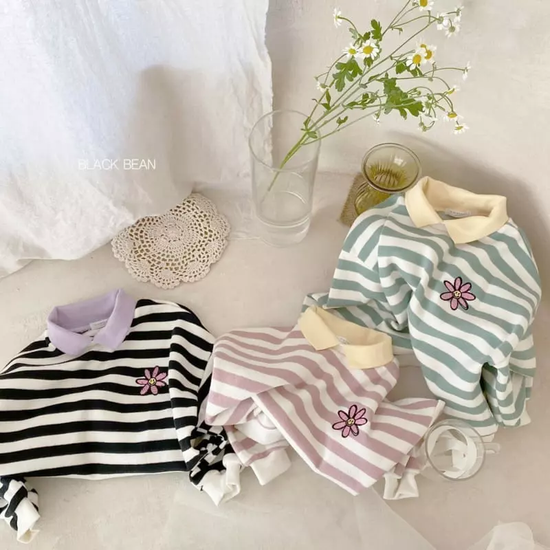 Black Bean - Korean Baby Fashion - #babywear - Bebe Crayon Bebe Sweatshirt - 8