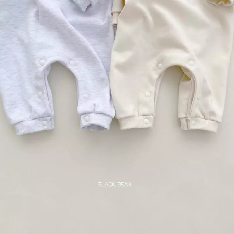 Black Bean - Korean Baby Fashion - #onlinebabyboutique - Bebe Castela Collar Bodysuit - 8