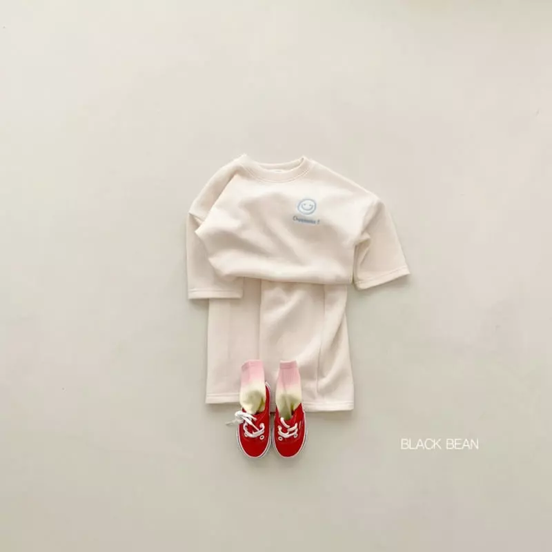 Black Bean - Korean Children Fashion - #kidzfashiontrend - Cheese Top Bottom Set - 4