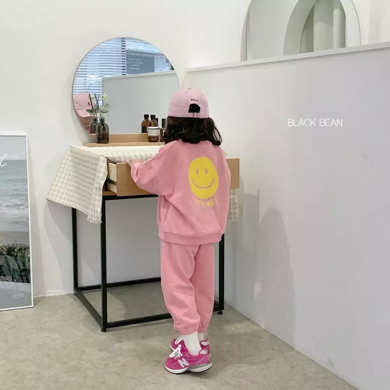 Black Bean - Korean Children Fashion - #Kfashion4kids - It's Me Top Bottom Set - 6