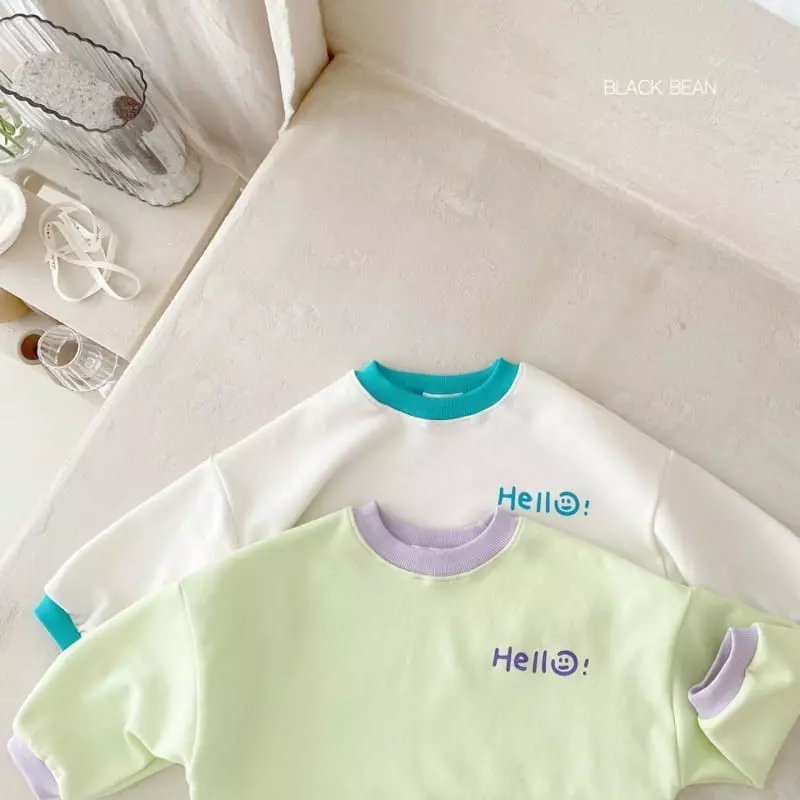 Black Bean - Korean Children Fashion - #kidzfashiontrend - Hello Tee - 4