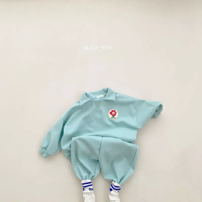Black Bean - Korean Children Fashion - #stylishchildhood - Blooming Top Bottom Set - 4