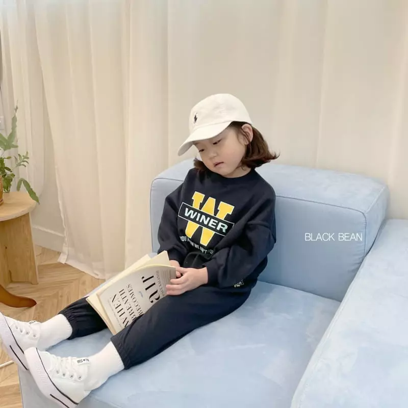 Black Bean - Korean Children Fashion - #childofig - Dubble U Top Bottom Set - 7