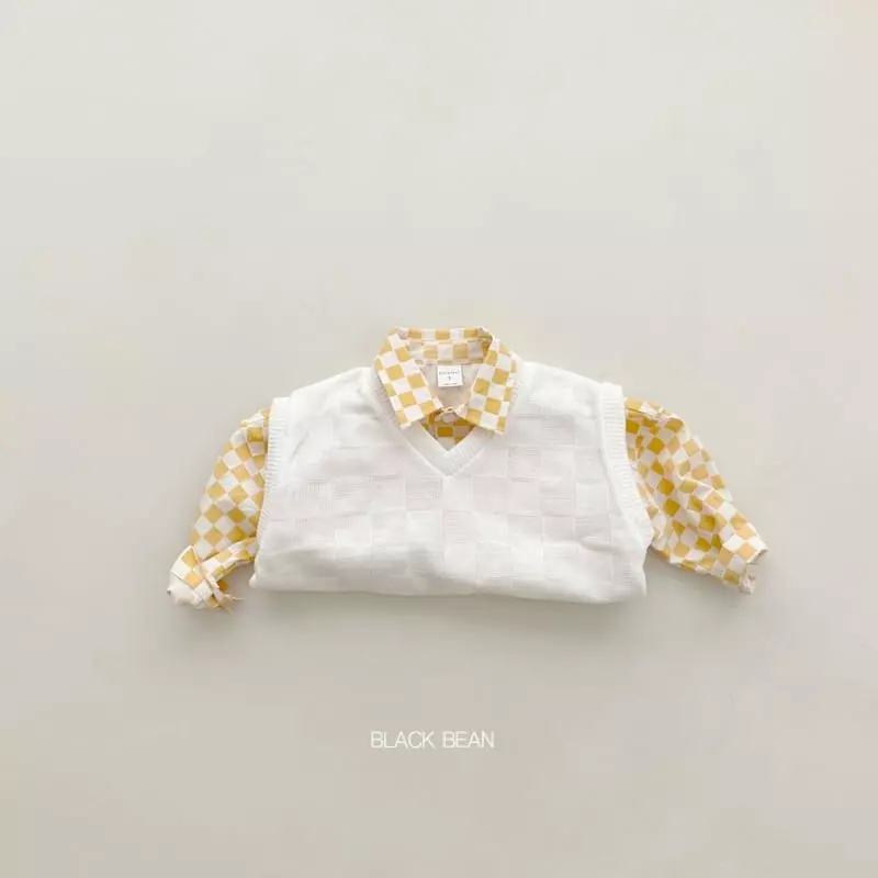 Black Bean - Korean Children Fashion - #childofig - Checker Shirt - 4