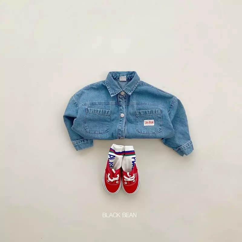 Black Bean - Korean Children Fashion - #childofig - Silver Shirt - 4