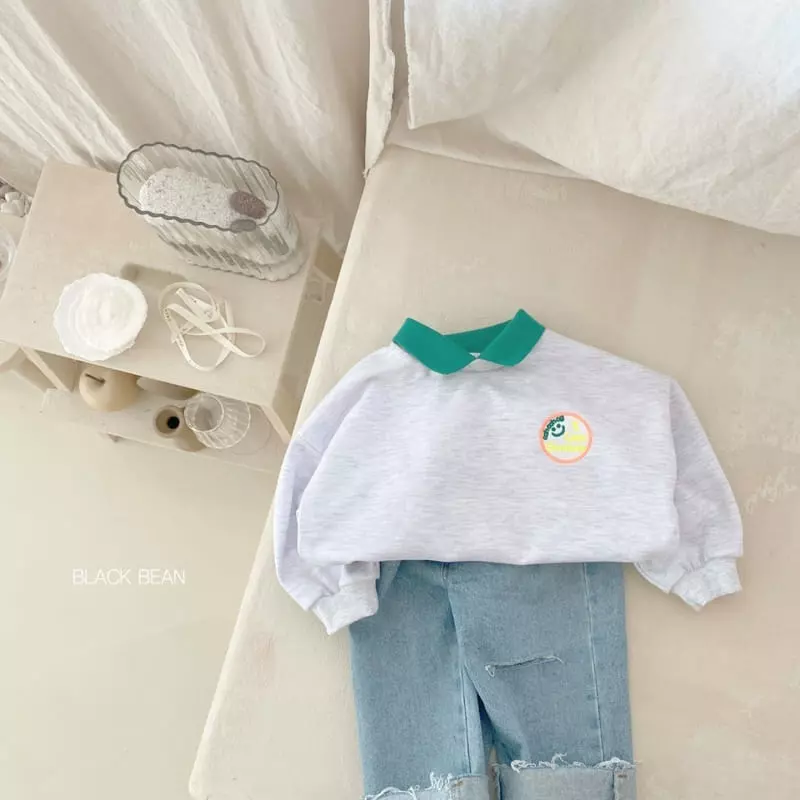 Black Bean - Korean Children Fashion - #designkidswear - Castela Collar Tee - 2