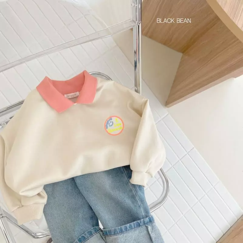 Black Bean - Korean Children Fashion - #discoveringself - Castela Collar Tee - 3
