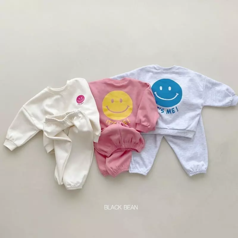 Black Bean - Korean Children Fashion - #discoveringself - It's Me Top Bottom Set