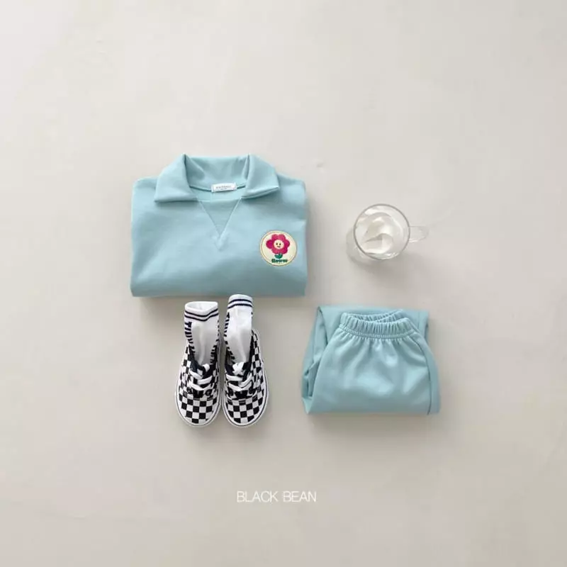 Black Bean - Korean Children Fashion - #fashionkids - Blooming Top Bottom Set - 8