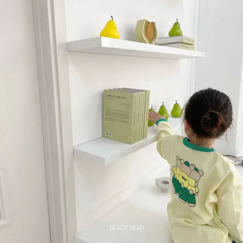 Black Bean - Korean Children Fashion - #fashionkids - Family Tee - 5