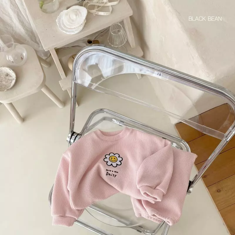 Black Bean - Korean Children Fashion - #kidsshorts - Nice Top Bottom Set - 2