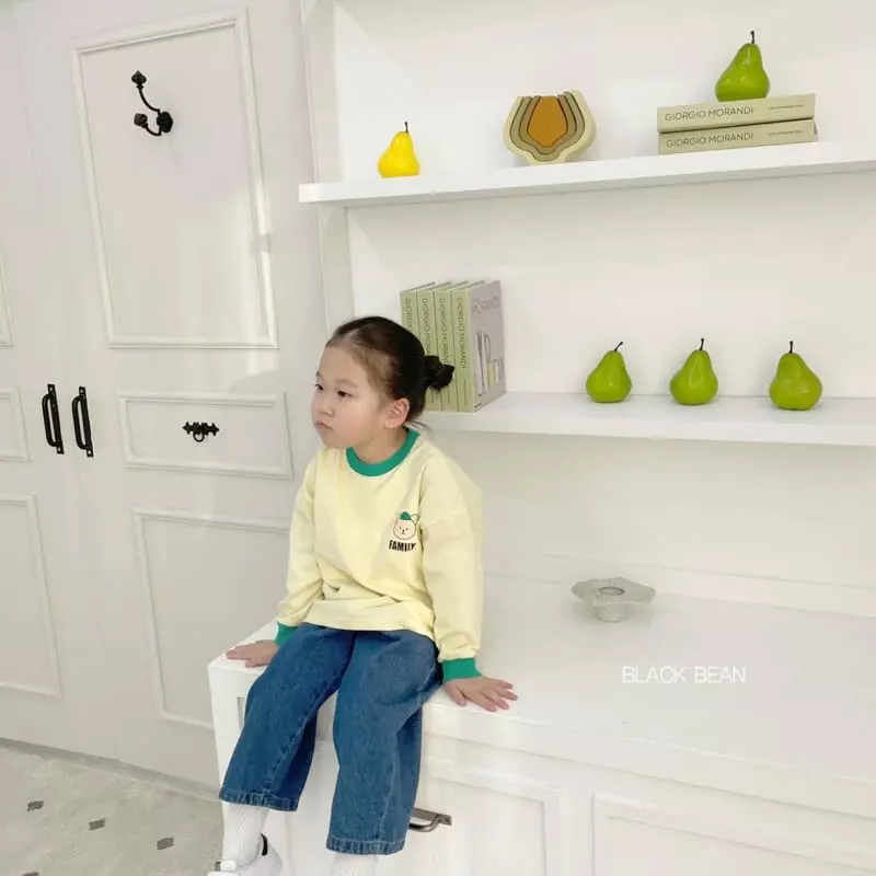 Black Bean - Korean Children Fashion - #kidsshorts - Family Tee - 6