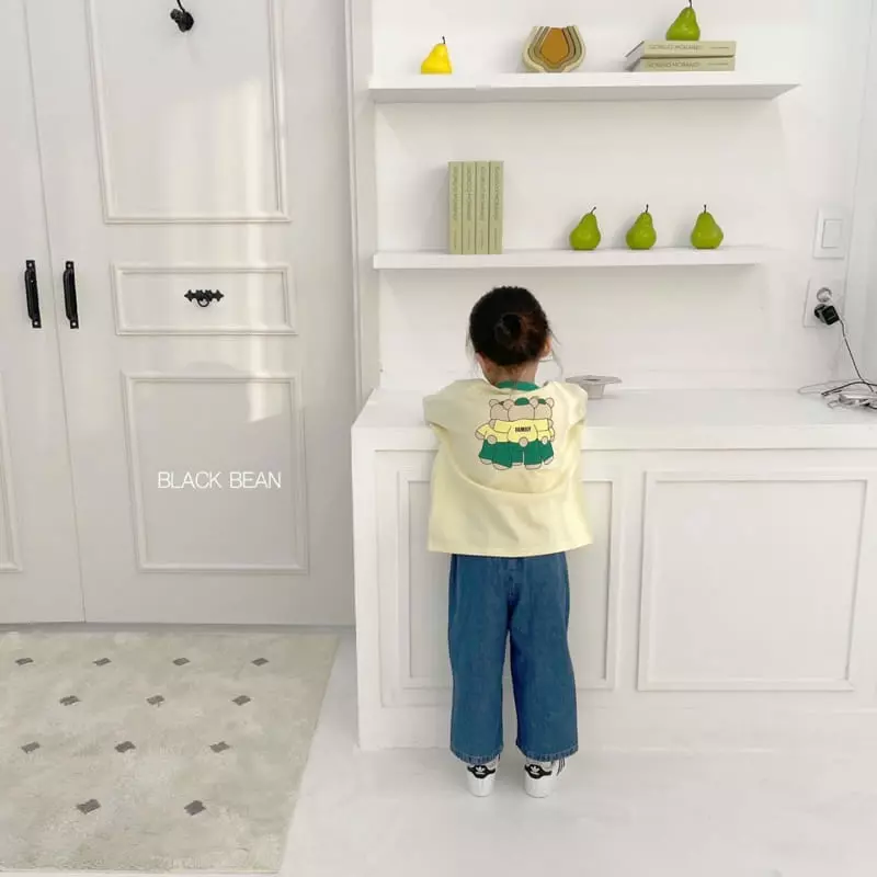 Black Bean - Korean Children Fashion - #kidsstore - Family Tee - 7