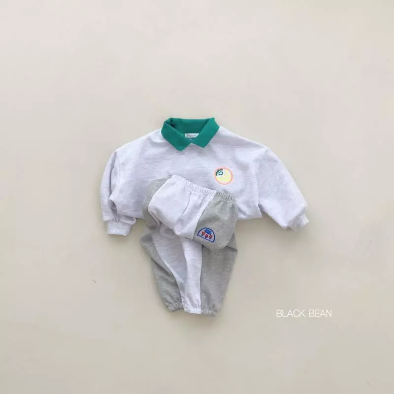 Black Bean - Korean Children Fashion - #kidsstore - Castela Collar Tee - 6