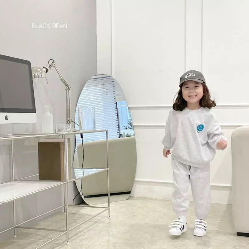 Black Bean - Korean Children Fashion - #kidsshorts - It's Me Top Bottom Set - 4