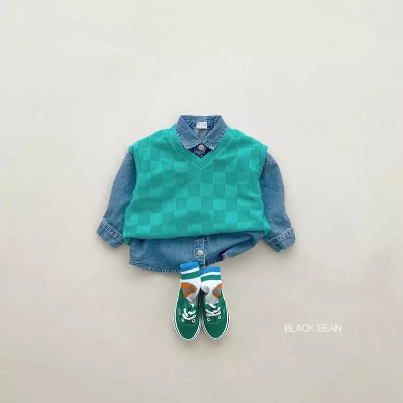 Black Bean - Korean Children Fashion - #kidzfashiontrend - Chess Vest - 6