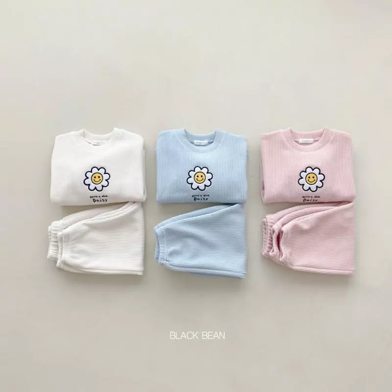 Black Bean - Korean Children Fashion - #kidsstore - Nice Top Bottom Set - 4