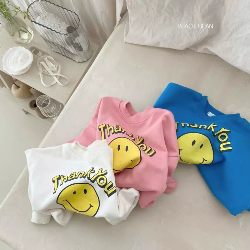 Black Bean - Korean Children Fashion - #kidzfashiontrend - Thanks Sweatshirt - 5