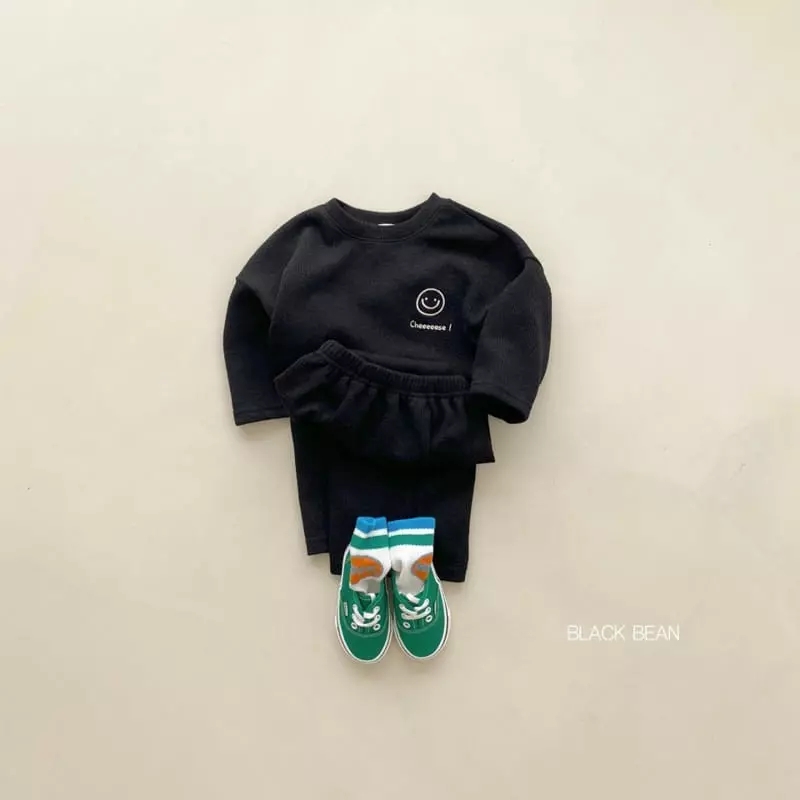 Black Bean - Korean Children Fashion - #littlefashionista - Cheese Top Bottom Set - 5