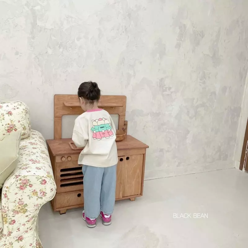 Black Bean - Korean Children Fashion - #littlefashionista - Family Tee - 10