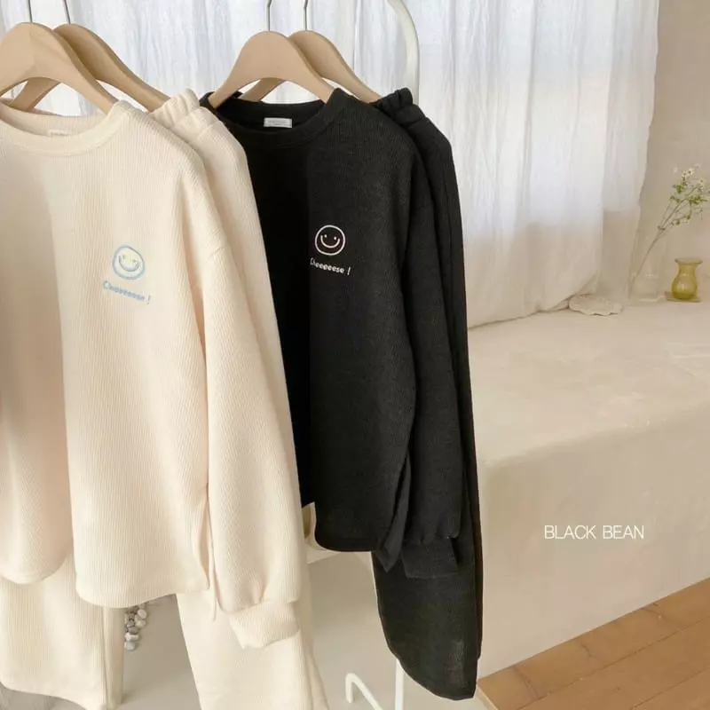 Black Bean - Korean Children Fashion - #magicofchildhood - Cheese Top Bottom Set - 6