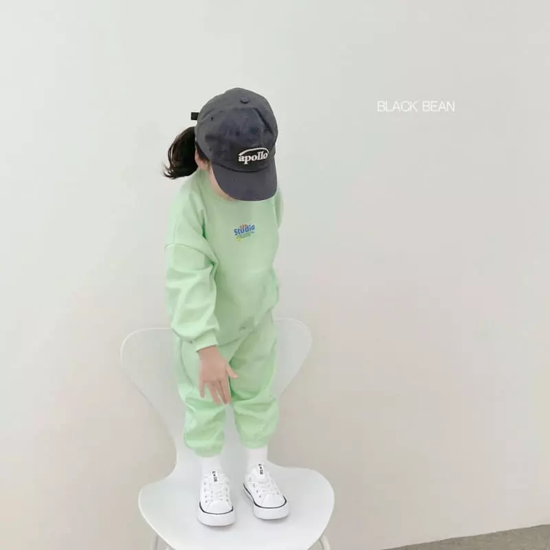 Black Bean - Korean Children Fashion - #minifashionista - Studio Top Bottom Set - 6