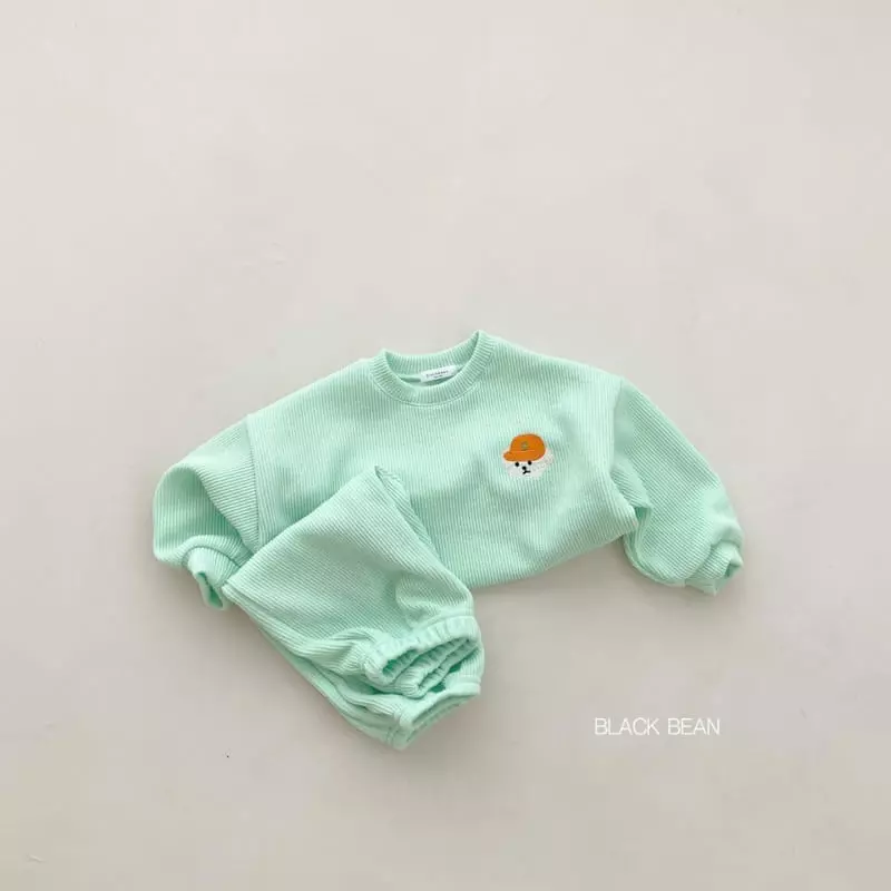 Black Bean - Korean Children Fashion - #stylishchildhood - Real Top Bottom Set - 5