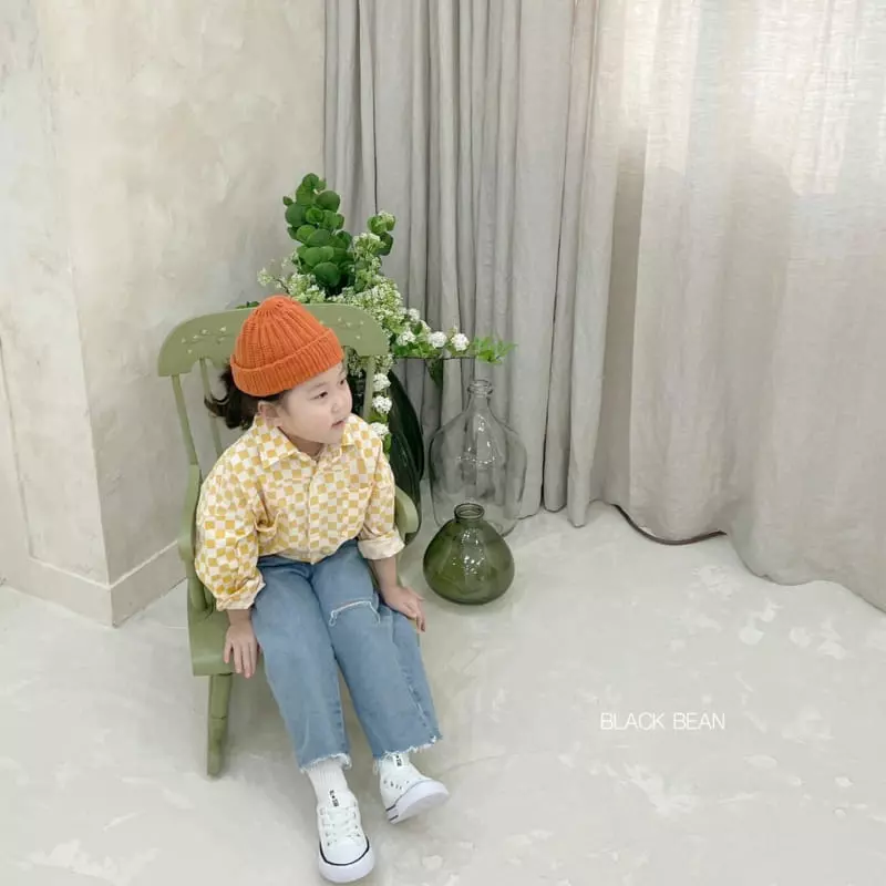 Black Bean - Korean Children Fashion - #todddlerfashion - Vintage Jeans - 6