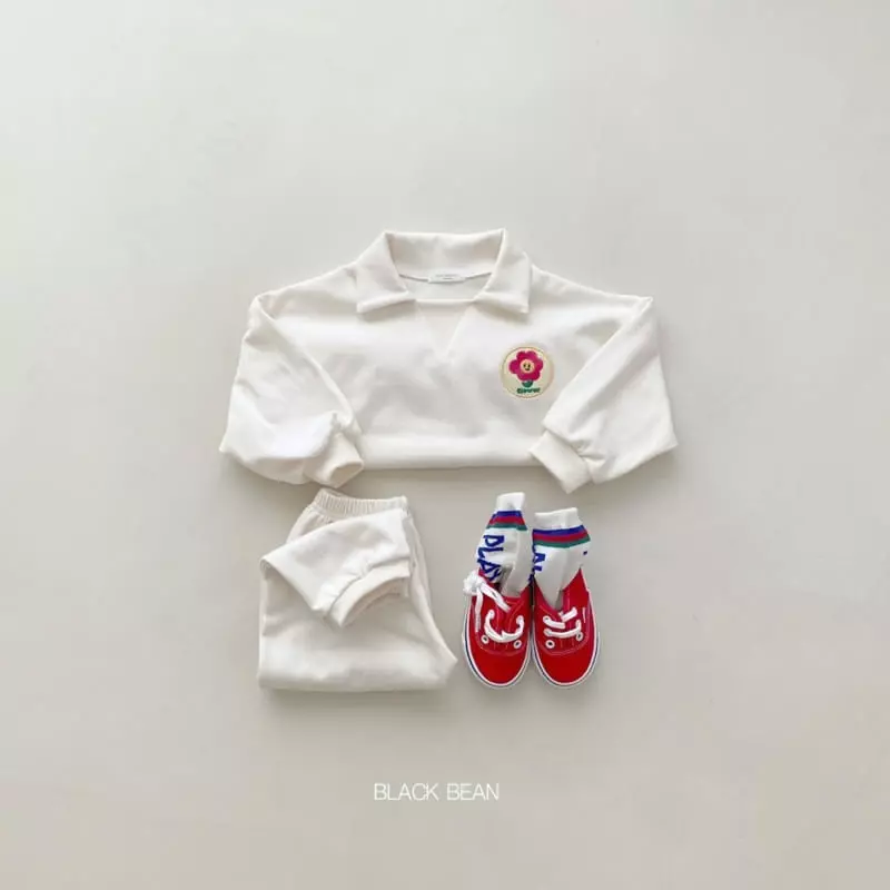 Black Bean - Korean Children Fashion - #todddlerfashion - Blooming Top Bottom Set