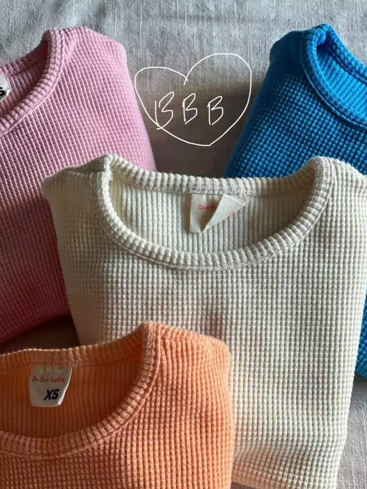 Bon Bon Butik - Korean Children Fashion - #discoveringself - Waffle Tee - 3